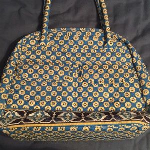 Vera Bradley blue and yellow bag